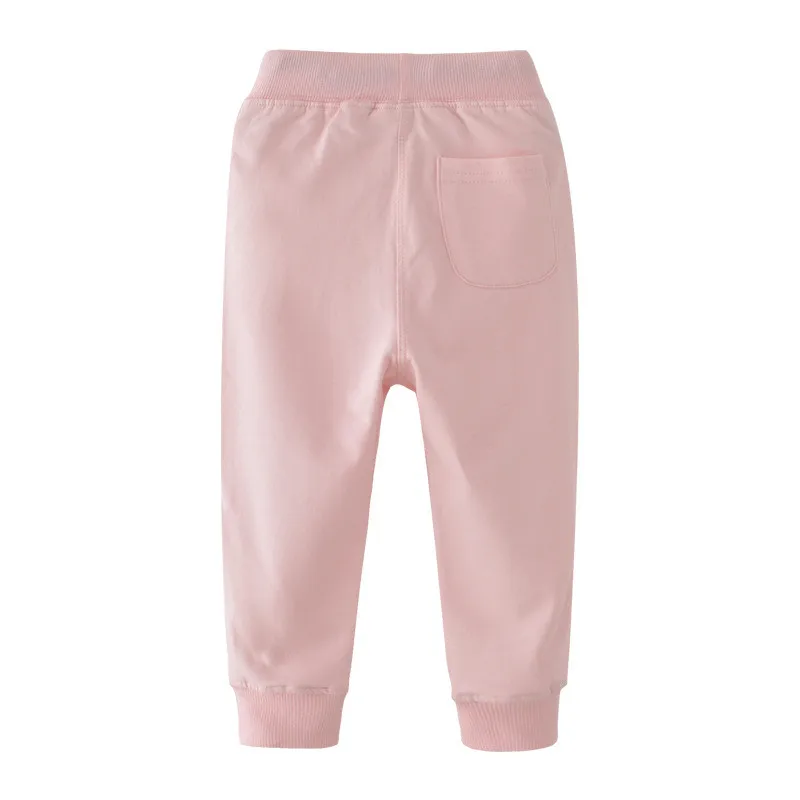 GGT/спортивные штаны для маленьких девочек; сезон осень-весна; детские брюки с принтом Минни; одежда для детей; длинные штаны для девочек