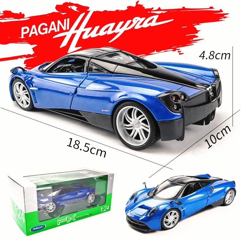 Модель автомобиля Welly 1:24 PAGANI HUAYRA Roadster из сплава литой и игрушечный автомобиль