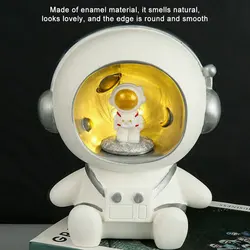 Lampe de nuit astronaute pour enfants, tirelire, décoration de bureau, lampe créative, banque d'argent, jouets pour cadeau de noël 
