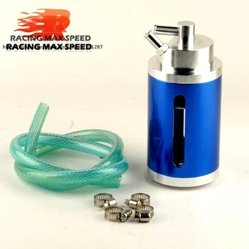 

Wholesale High quality universal oil catch tank with inside filter aluminum fuel tank 0.45L Rotation top port tank oct1113