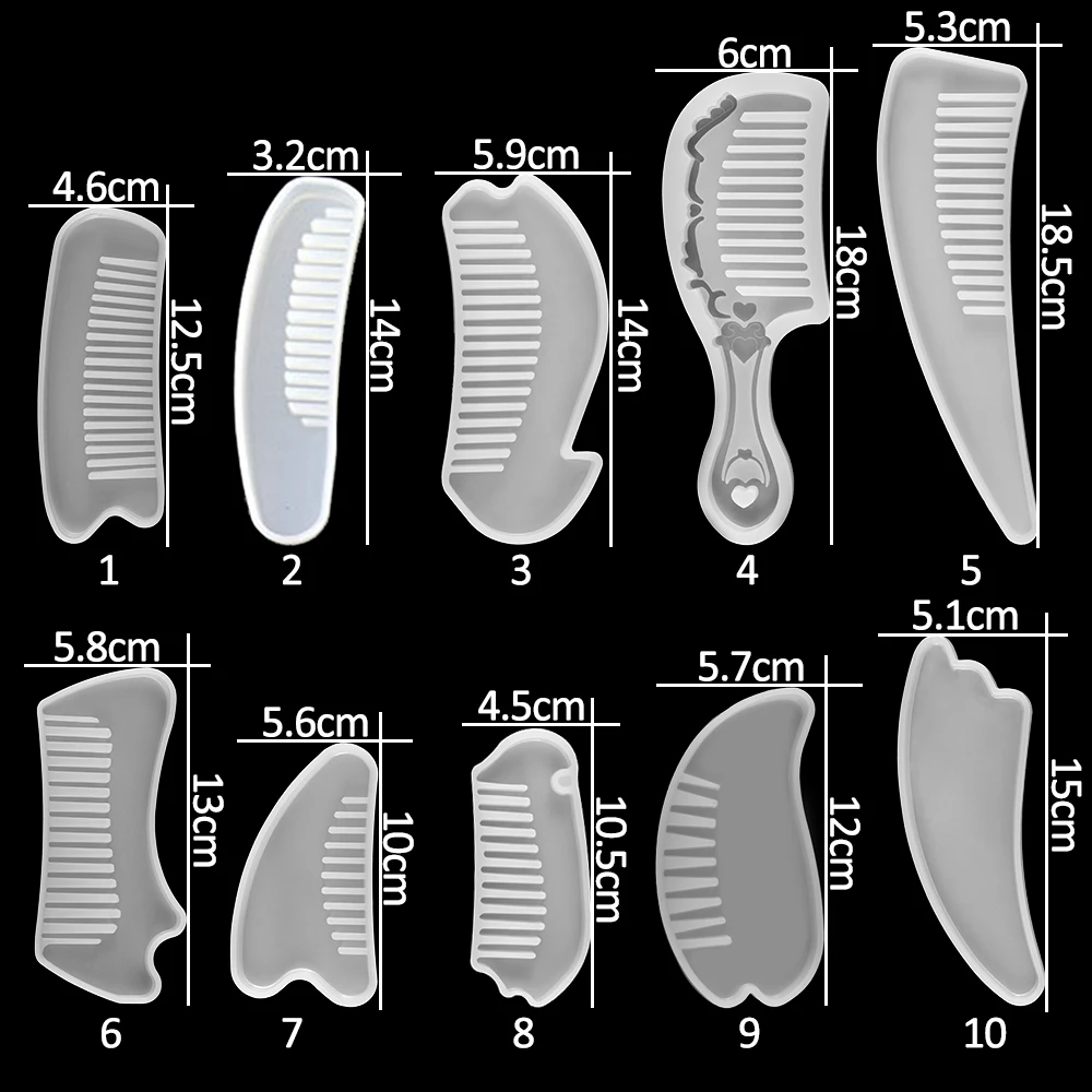 1 шт. силиконовые прозрачные 3D формы для эпоксидной смолы|Инструменты и