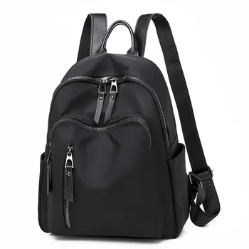 

ZZSLHL 2019 Women's Oxford Backpack Fashion Backpack School Bags For Teenage Girls Large Travel Bags Black Waterproof Backpack