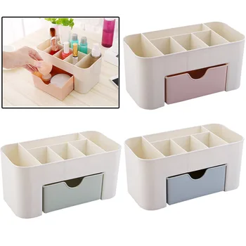 

Mini Makeup Storage Box Cosmetic Case Lipstick Cases Sundries Case Jewelry Cosmetic Small Objects Box Desktop Organizer