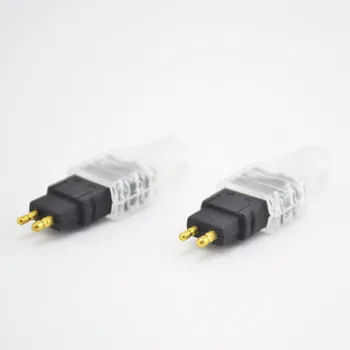 

Transparent Gold Plated Updated adapter, HD580 HD600 HD650 Headphone Headset Plug, diy headphone cable connector Jack
