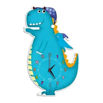 

Nordic Cartoon Wall Clock Living Room Children's Room Mute Cute Clock Personality Creative Bedroom Gift Idea Wall Clock BB50WC