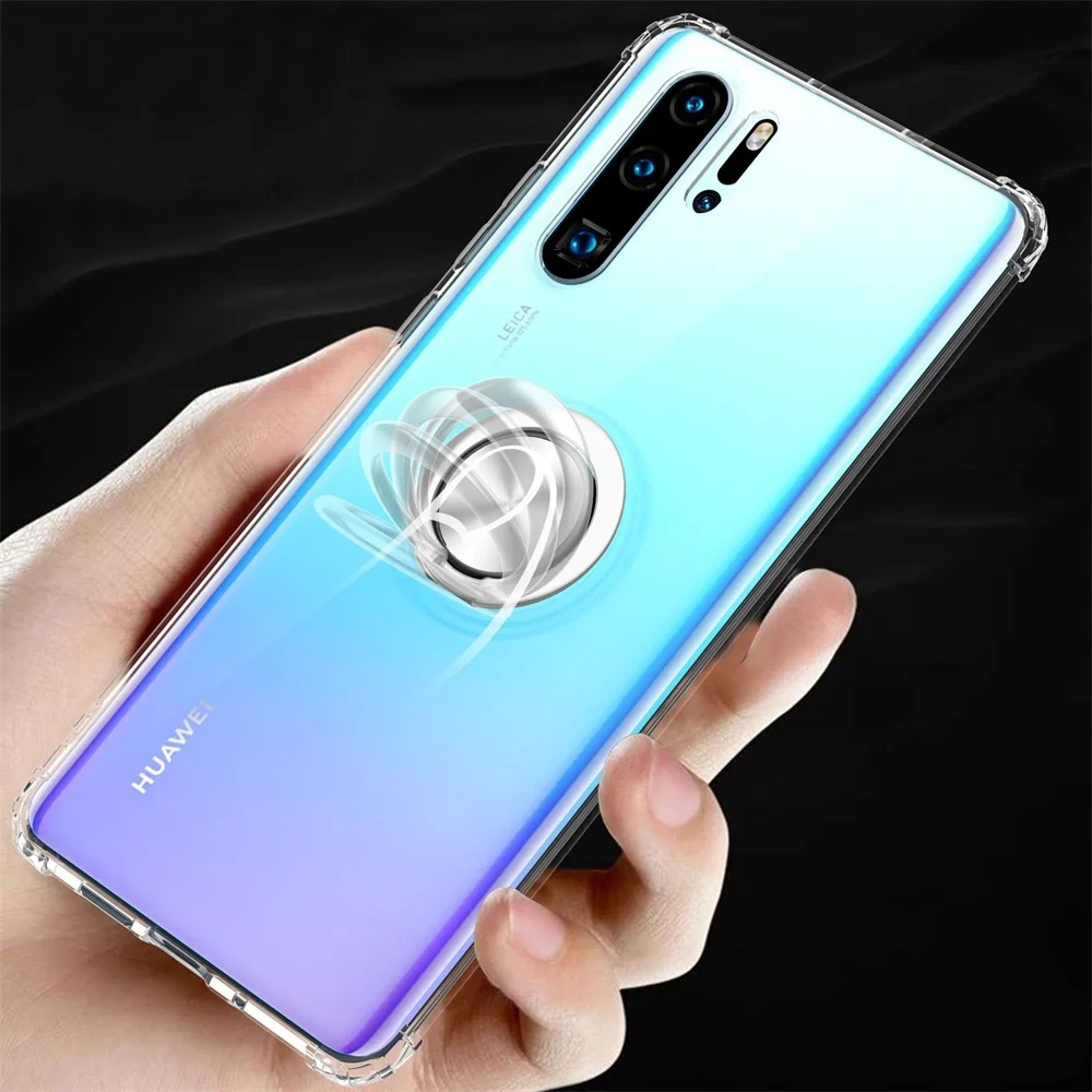 Чехол для телефона huawei Honor 8X Max V20 20 Pro 10 Lite Finger Ring Holder Cover P20 P30 mate Nova 3 3i 4 5 | Мобильные