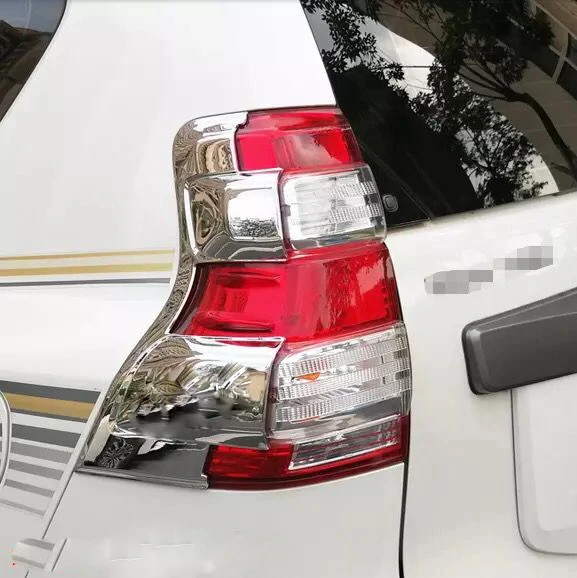 Хромированная задняя крышка для Toyota Land Cruiser Prado LC150 FJ150 2014 2015 2016 аксессуары тюнинга