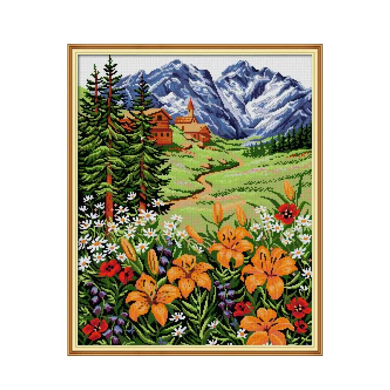 

Алмазная вышивка 5D "сделай сам", вышивка крестиком, пейзаж, квадратные круглые иконы, картины для Стразы