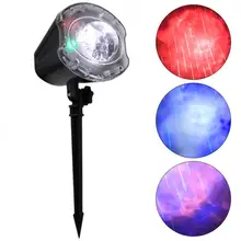 RGBW светодиодный светильник метеоритный дождь сценический светильник водонепроницаемый открытый газон во дворе лампа дистанционного управления для рождества Хэллоуин фестивалей