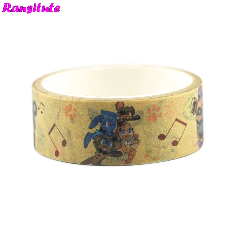 Ransitute Five Nights at Freddy's васи лента дорожная лента игрушка украшение автомобиля наклейки для ручного счета Маскировочные украшения инструменты R707