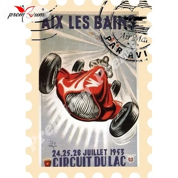 

Fridge magnet souvenir Grand Prix Репринт винтажного постера