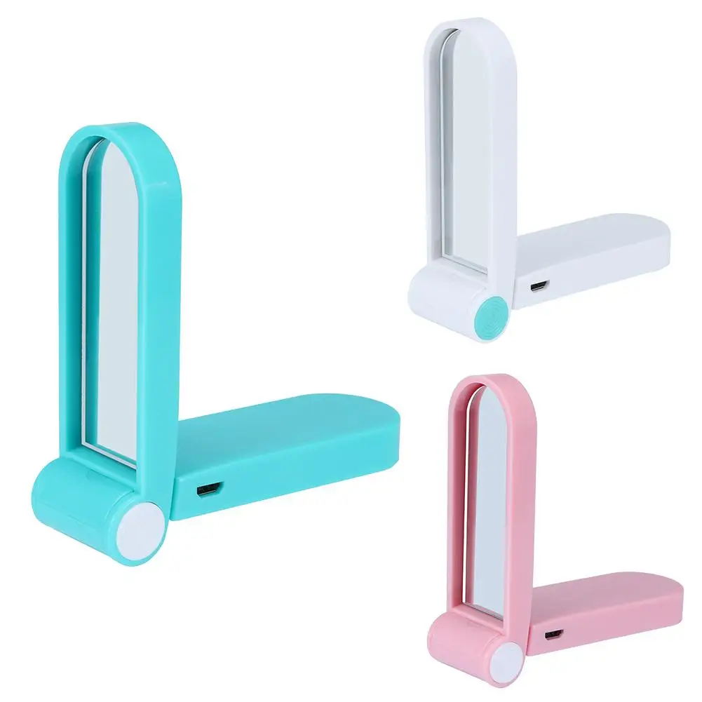 Fashion Lighted Makeup Mirror USB Charging Luminous Mirror Light Table Top Light Cosmetic Vanity Luminous Mirror Lamp Lights