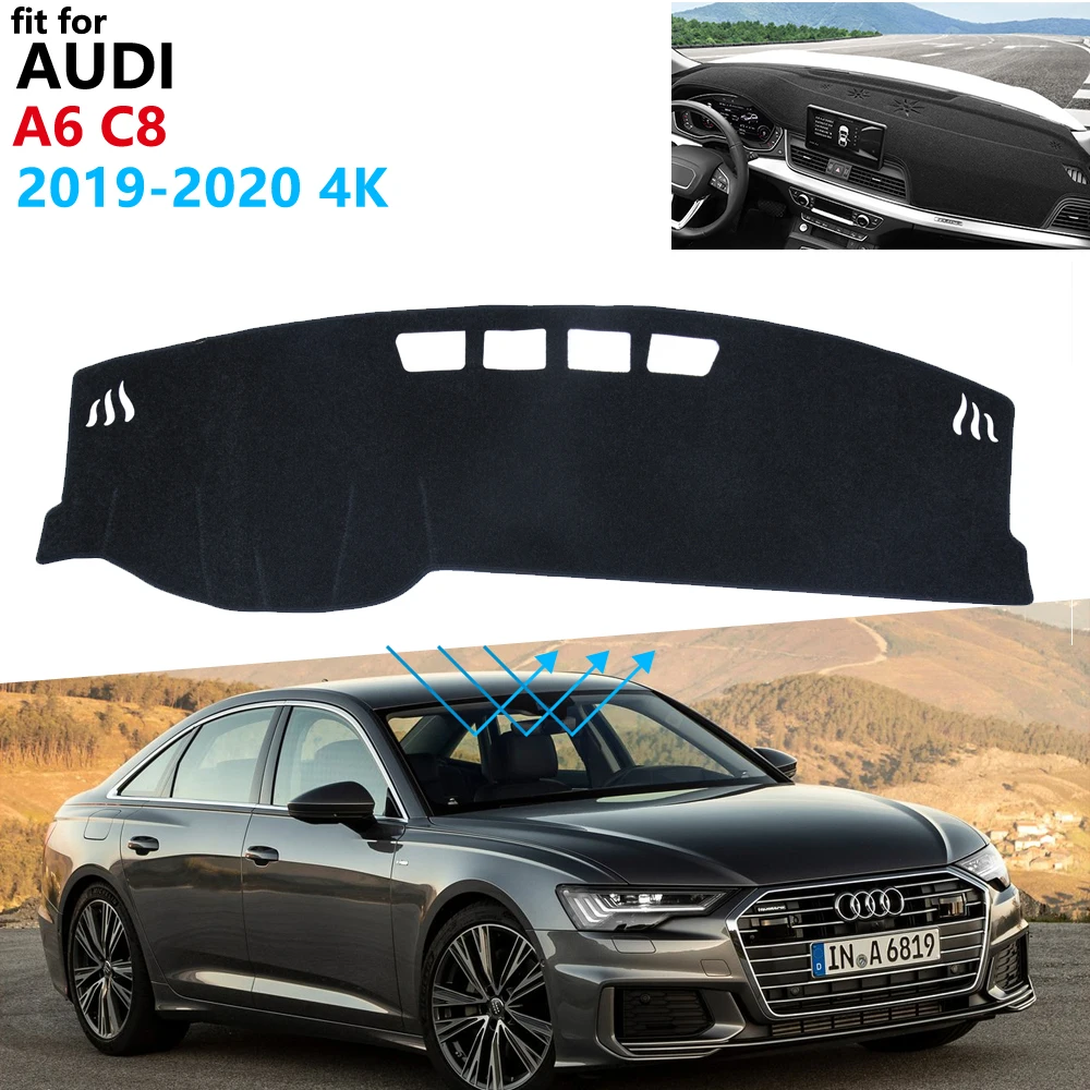 Защитная накладка на приборную панель для Audi A6 C8 2019 2020 4K | Автомобили и мотоциклы