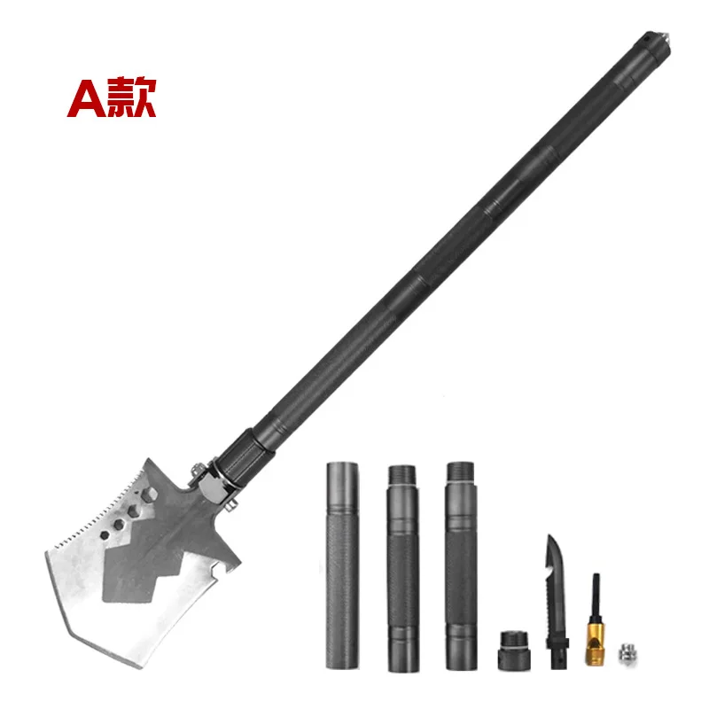 

Multifunctional military shovel Foldable field engineering shovel Outdoor supplies Survival garden tool Snow shovel