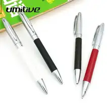 Umitive 1 шт. 0,7 мм Коммерческая металлическая шариковая ручка пресс Стиль Автоматическая ручка для школы канцелярские принадлежности для письма подписи