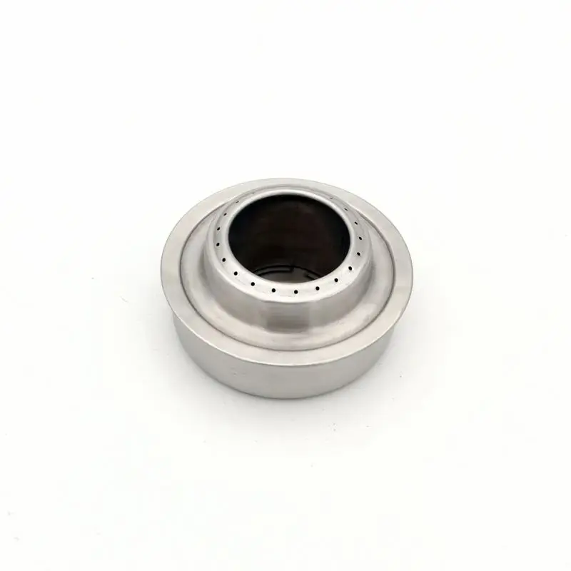 Outdoor Alcohol Stove Small Round Portable Stainless Steel Camping Cooking Burner With Stand Support Rack tools