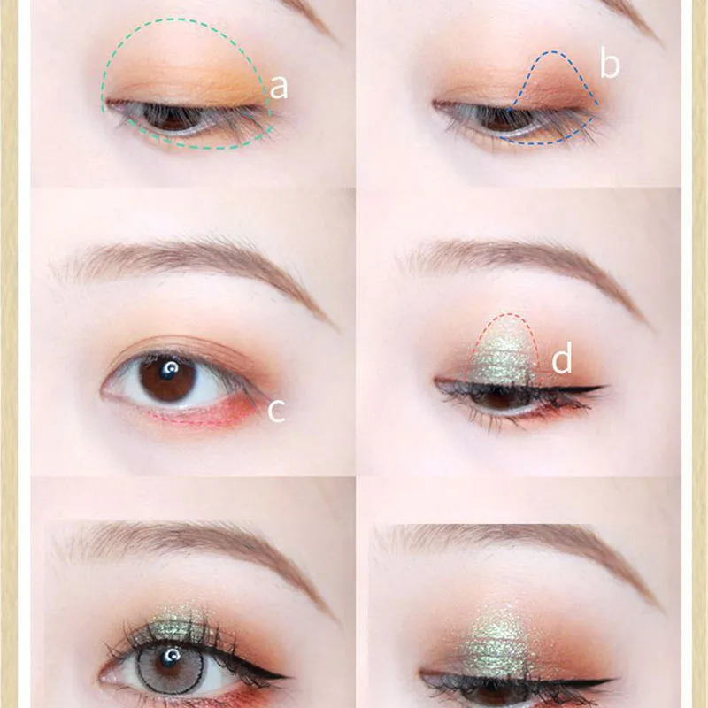 9 Color Eyeshadow Palette Waterproof Matte Pearly Lustre Earth Color Eye Shadow KG66