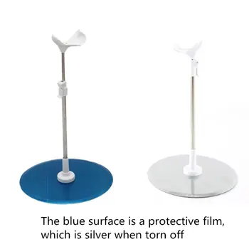 

1 pc Silver 1/3 1/4 Bjd Dolls Display Stand Holder 60cm 50cm SD Bjd Dolls Accessories Toys