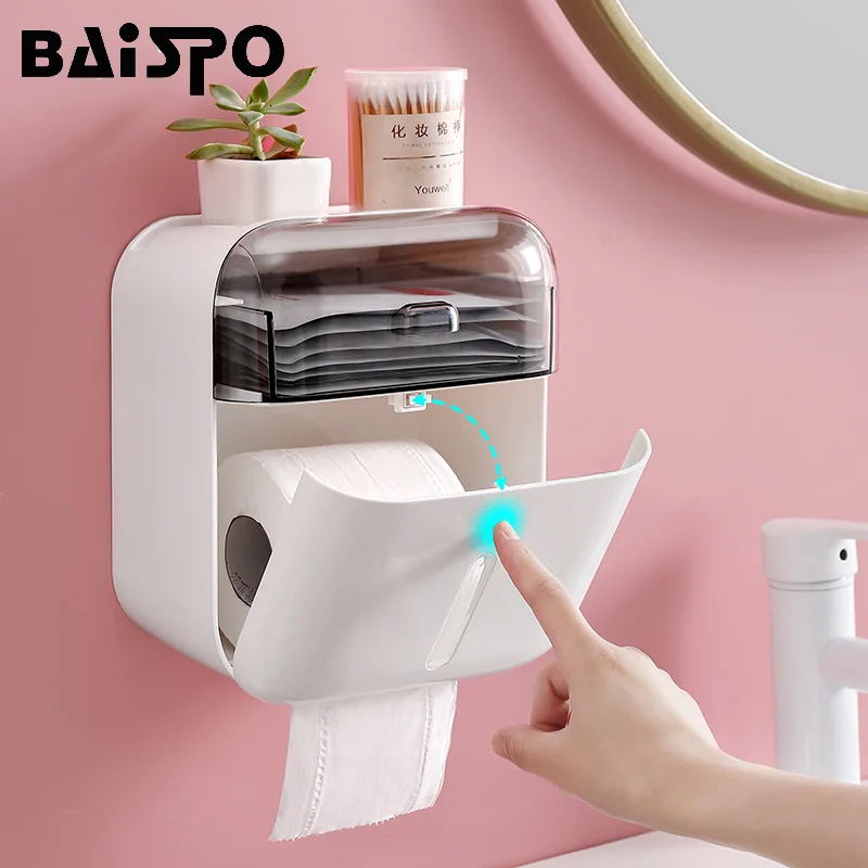 Портативный держатель для туалетной бумаги BAISPO гигиенический диспенсер
