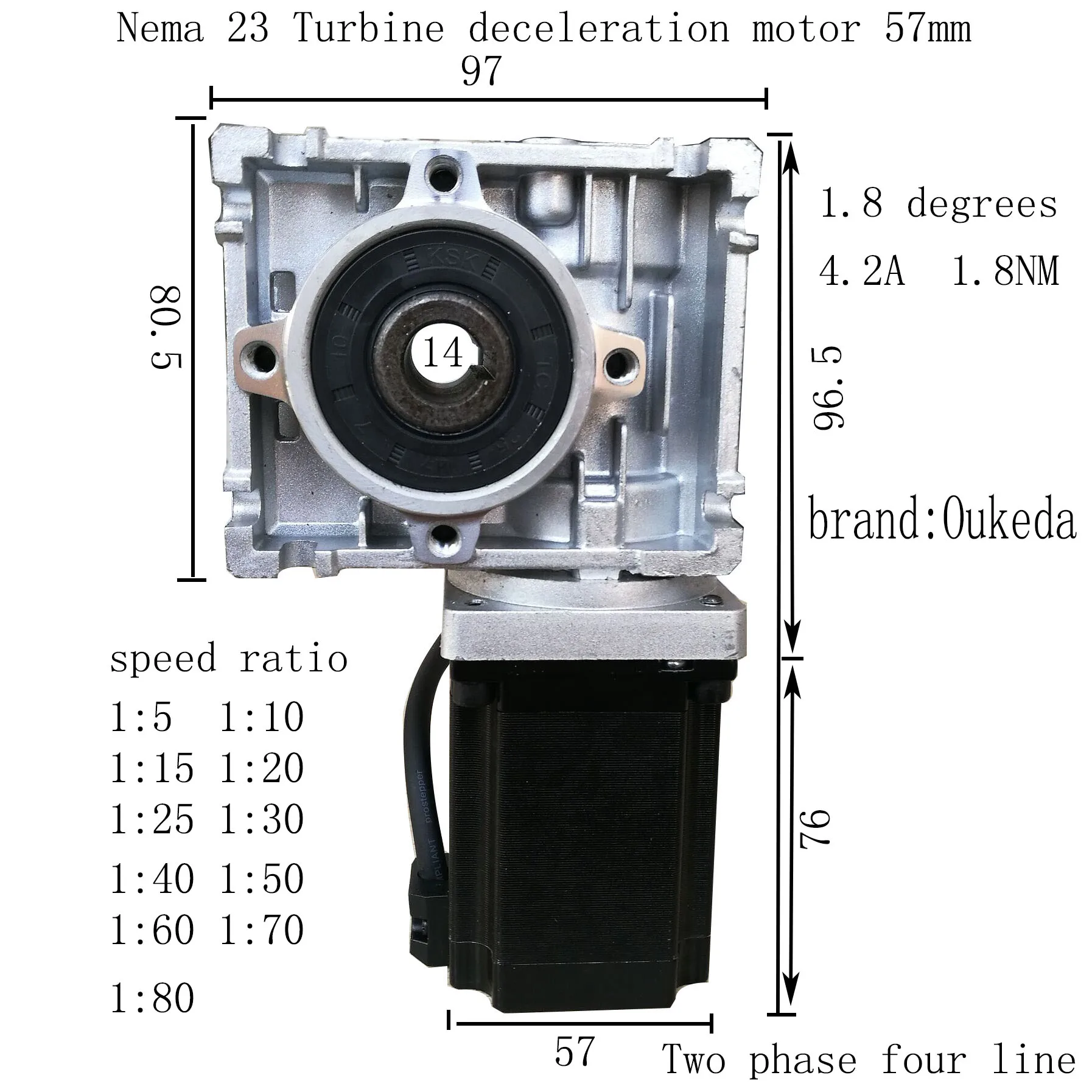 

RV30 Turbo gear motor, Turbo worm gear motor, turbo worm stepper motor