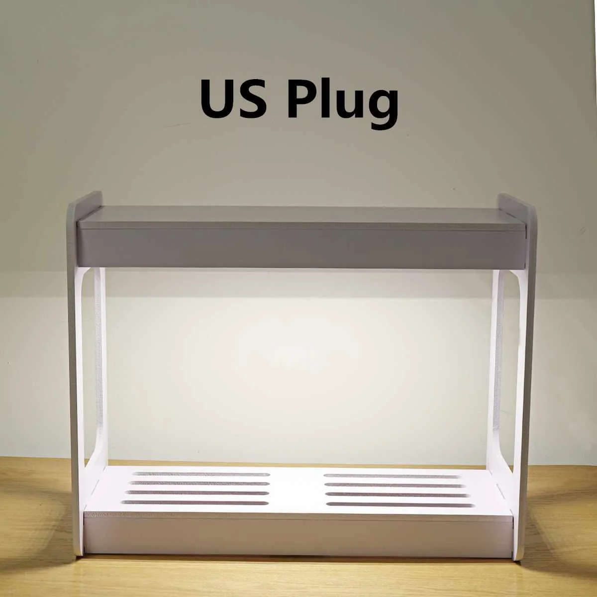 US Plug Полноспектральный светодиодный гидропонный Набор для выращивания растений, оборудование для детской полки, светодиодный светильник для выращивания растений, освещение в помещении, сад для выращивания овощей - Цвет: US Plug
