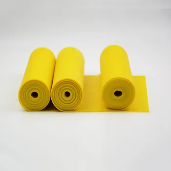 

0.5mm 0.6mm 0.7mm*2m thickness slingshot rubber band tube yellow natural latex flat rubber band sling shot catapult accessories