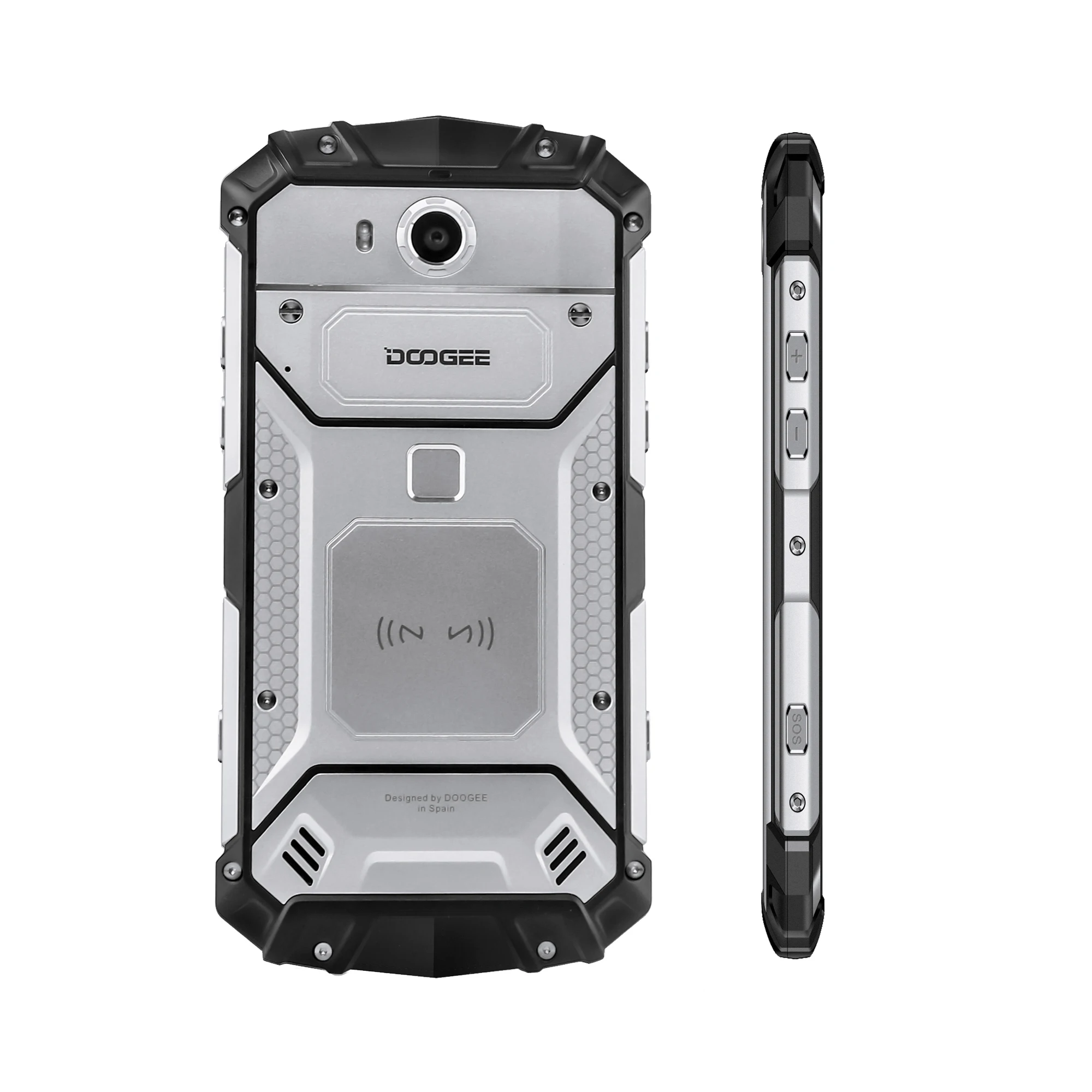 Doogee S60 Lite IP68 4G смартфон Android 7,0 NFC Беспроводная зарядка вода/пыленепроницаемый 5580 мАч 5," 4 Гб+ 32 ГБ Touch ID мобильный телефон