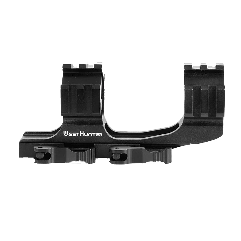 QD One Piece Scope Mount Quick Release 25.4mm/30mm Cantilever 20mm Picatinny Rail Ring AR15 AK47 For Hunting Sights