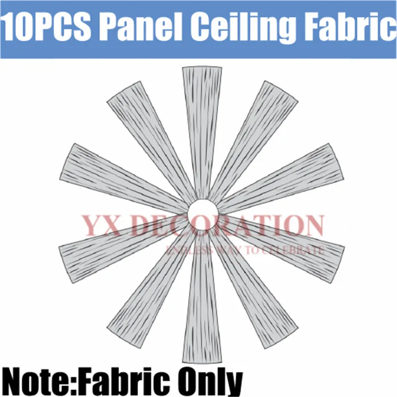 Good Looking 10pcs Lot Ceiling Drapery Fabrics Roof Canopy Linear