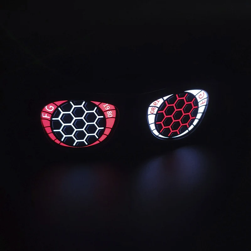 GB02 LED Glowing Glasses Masks DIY Glass Halloween Santa Claus Xmas Christmas Birthday Gifts Festival Party Supplies Home Decors