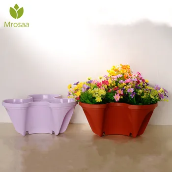 

Flower Pot Stackable Planter Garden Strawberry Herb Flower Vegetable Pots Vertical Succulents Plant Pot Bonsai Pot Home Decor