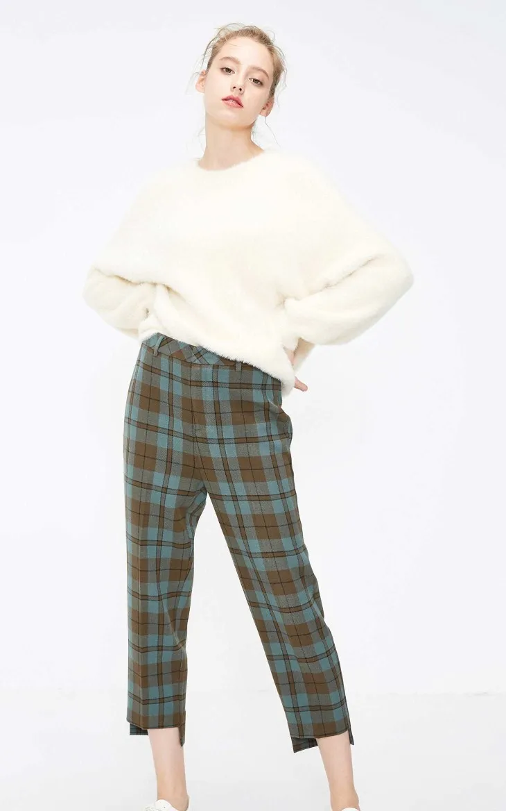 Vero Moda зимние женские длинные клетчатые брюки | 31916J514
