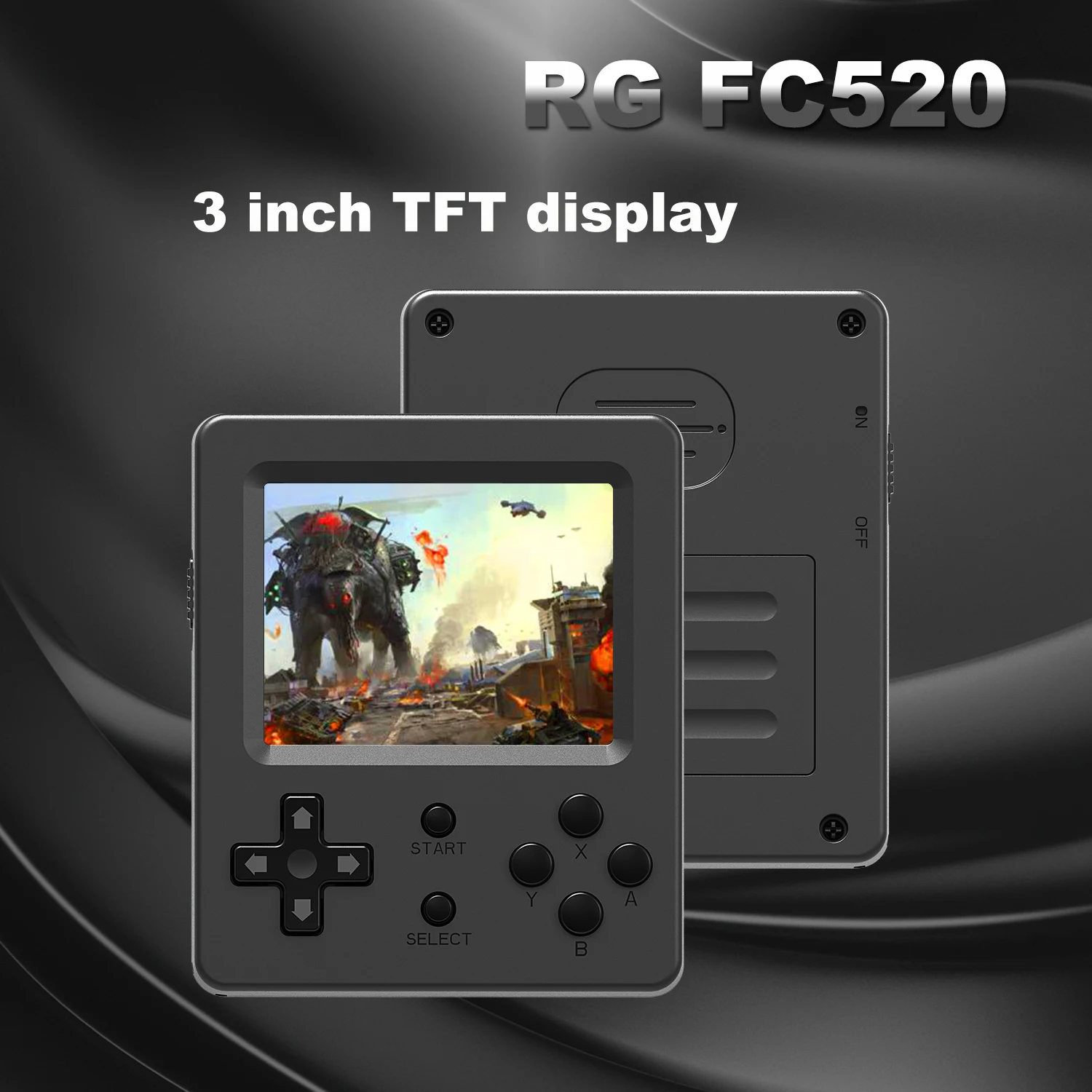 

RETRO FC VIB 520 Video Handheld Game Console 600mAh Battery New Built-in 520 Games Video game Retro Game Player for Child Gift