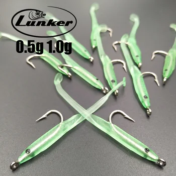 HOT PROMO ❤️ Lunker Sabiki lure flasher rig hook soft bait luminous eel glow uv dark mackerel fishing snapper mulloway flathead mullet gummy - discount item 20% OFF Sports & Entertainment