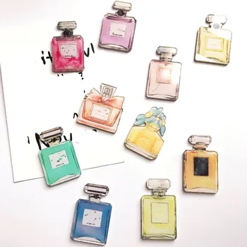 

5pcs Perfume bottle shape resin 3d fridge magnets Refrigerator Sticker magnetic stickers for paper note home decoration craft