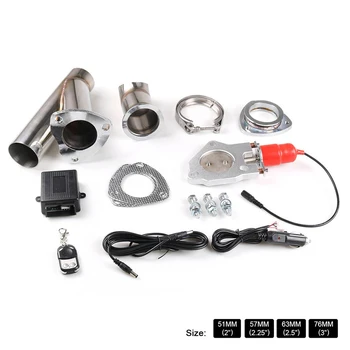 

Car Electric Remote Control Exhaust Pipe System Stainless Steel Remote Control Valve adjustable Sound Controller