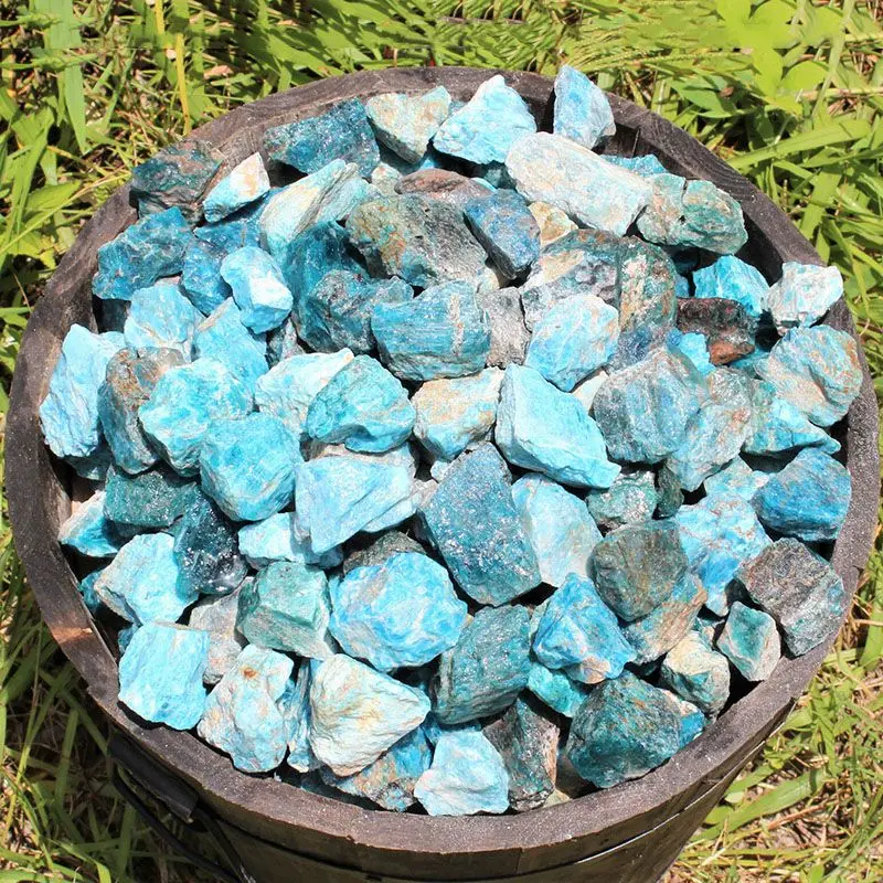 

Blue Natural Stone Amethyst Ore Crystal Mineral Specimen Repair Healing Quartz Stone Reiki Energy Home Decoration DIY Gift