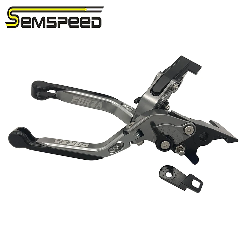 SEMSPEED FORZA парковочные рычаги для Honda Forza300 Forza250 Forza125 2010- ЧПУ мотоциклетные регулируемые складные тормозные рычаги сцепления