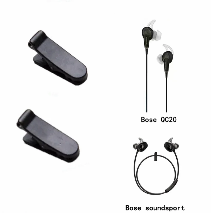 BAAQII repuesto para auriculares Bose SoundSport, montaje de Cable de  alambre, Clip de ropa negro, Simple, práctico y fácil de usar,  CE1077|Accesorios de auriculares| - AliExpress