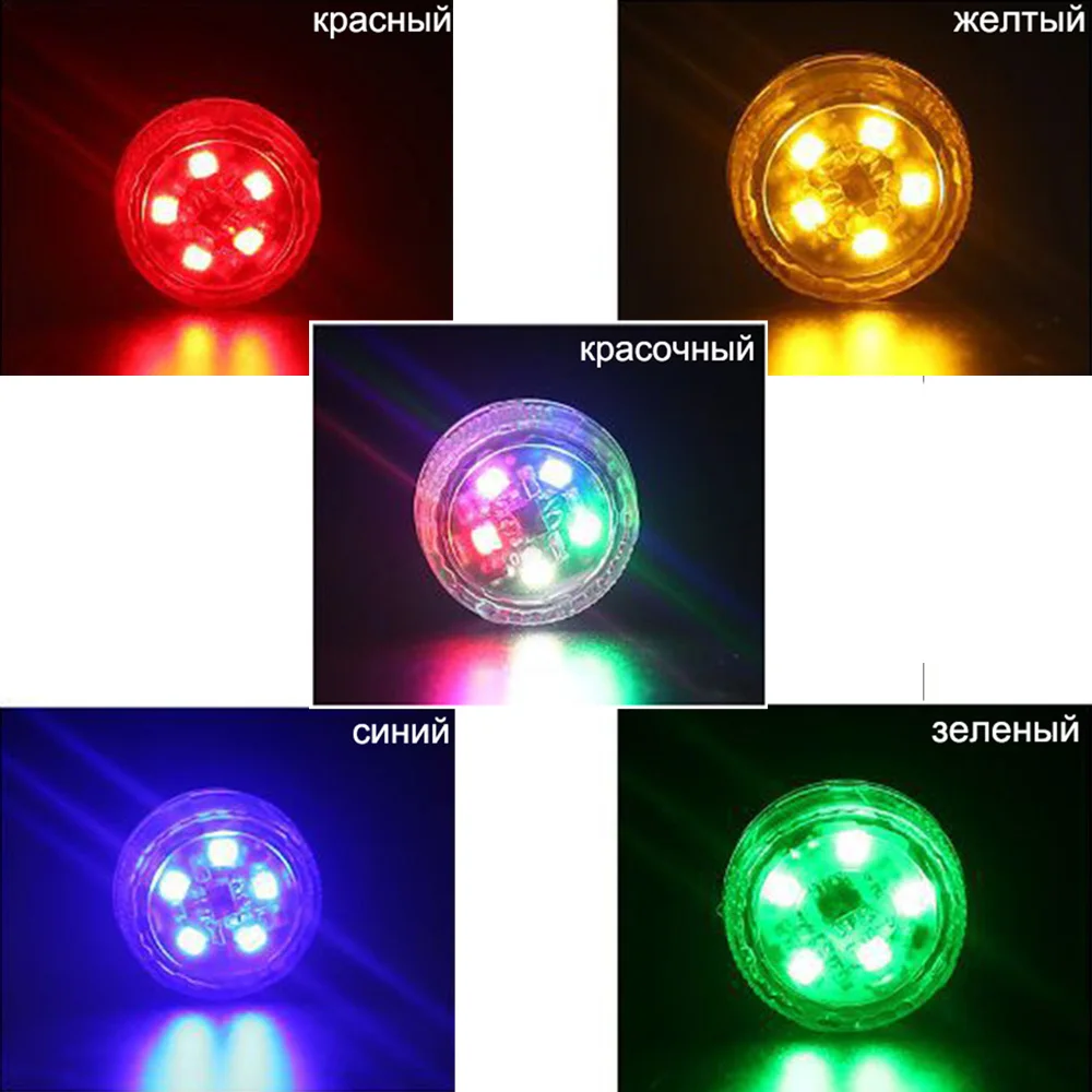 

2019 4PCS LED Wireless Warning Light Door Interior Red Flashing Light bulb led for Car Door Reflector Car Styling