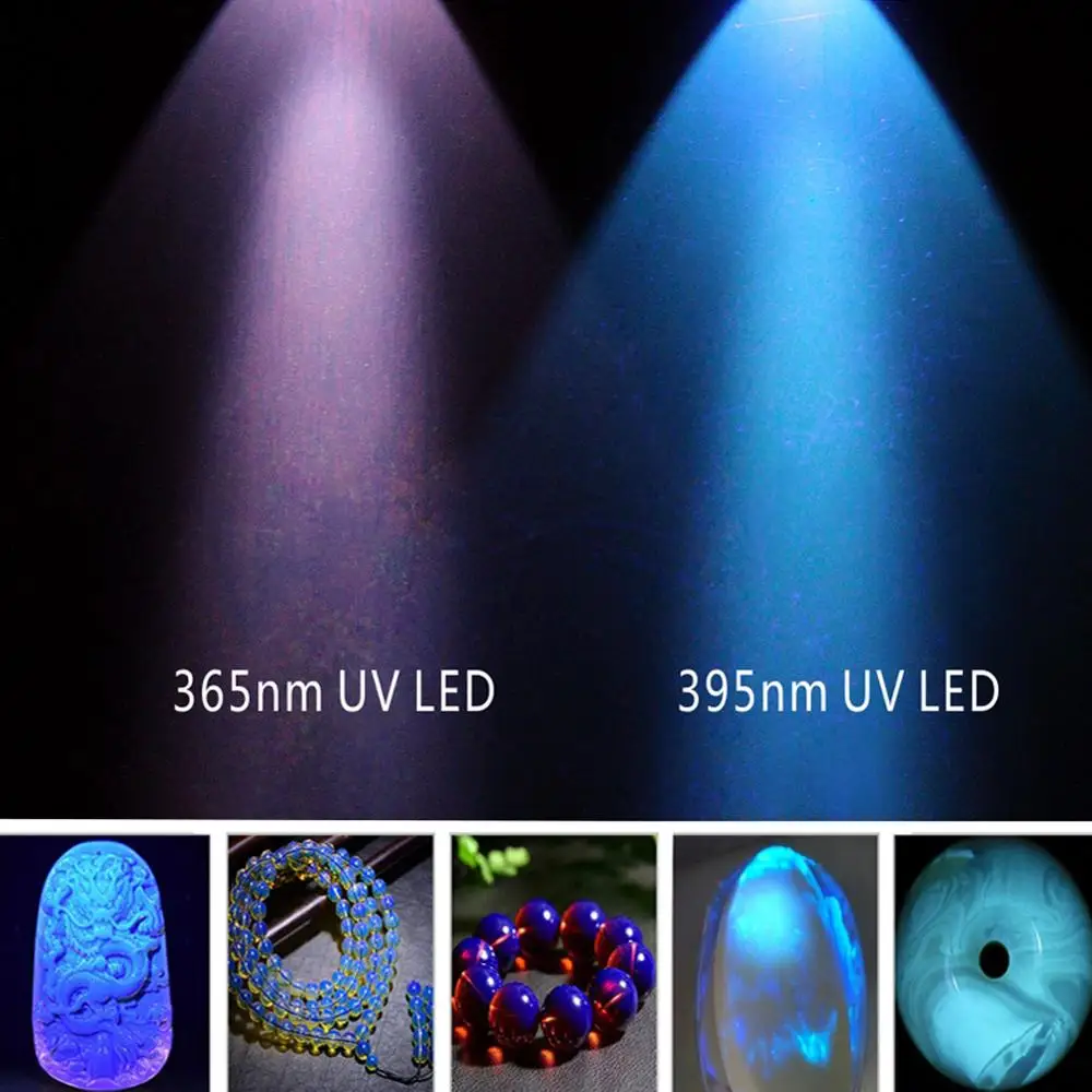 UniqueFire 1408 UV 365 нм ультрафиолетовый фонарик черного света светодиодный фонарь(1 режим) обнаружение фальшивых денег, пятен скорпионов