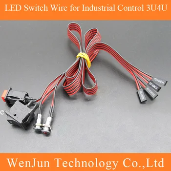 

Computer Case Switch Power Cable Wire for Industrial Control / DIIY / Reset Switchs 3mm LED Pilot Lamp Professional 3U4U Server