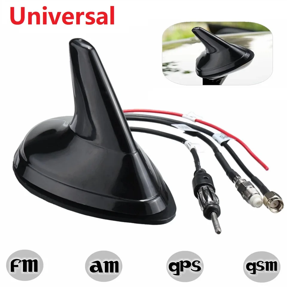 Haaienvin Antenne, Antenne, Haaienvin Antenne Auto Gps FM Wifi 3in1 Radio Signaal Dak Antenne Universeel Voor Rvs Vrachtwagens Suvs Abs