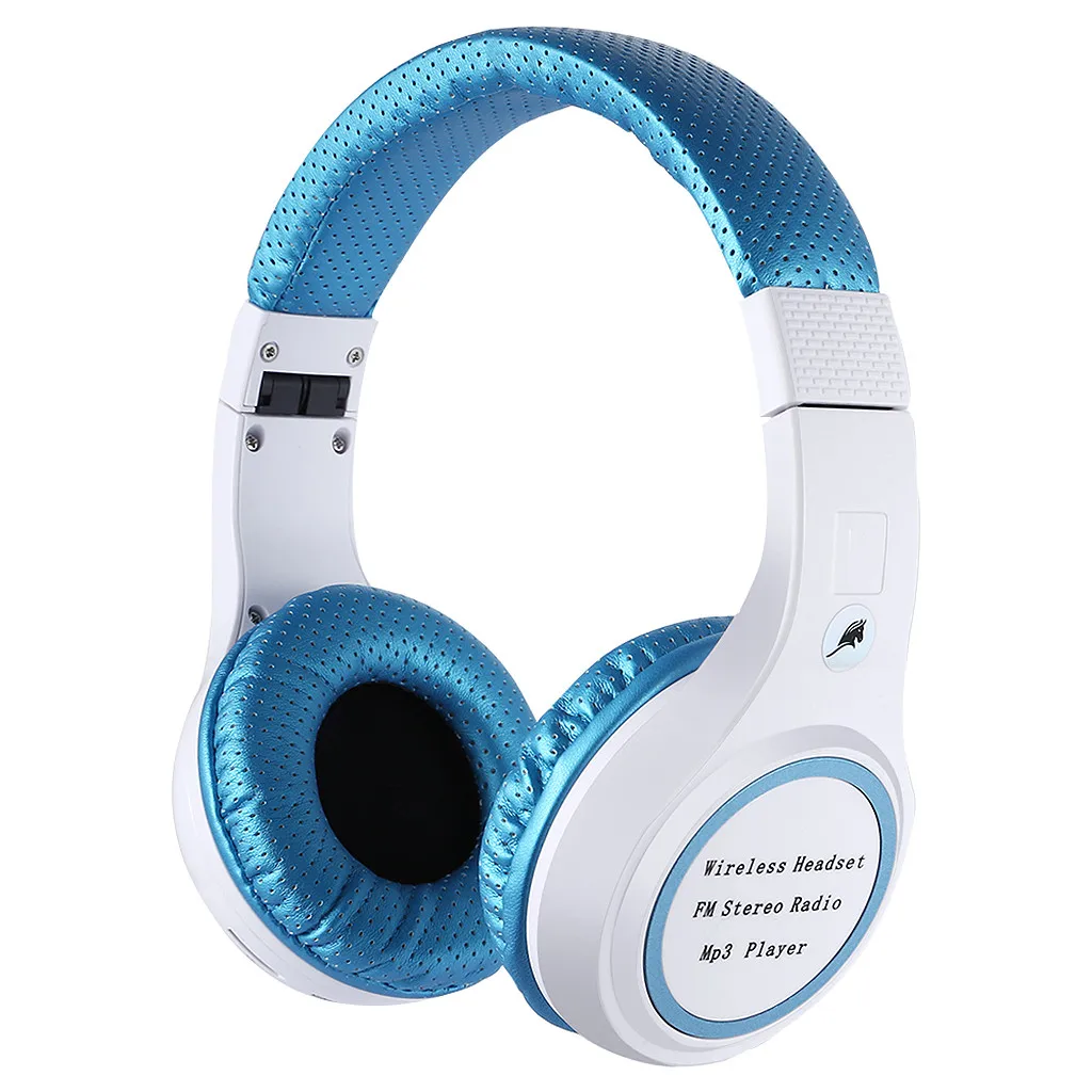 Складная спортивная беспроводная гарнитура светодиодный FM радио наушники