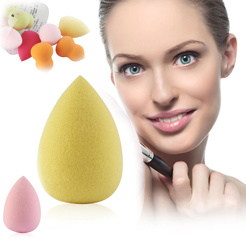 

5pcs/lot Non Emulsion Gourd Shape Beauty Water Droplets Sponge Foundation Puff For Face Makeup Tool Shipping From China