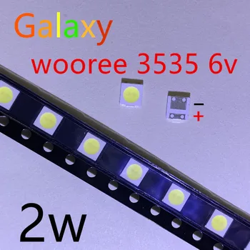 

400PCS FOR WOOREE LED backlight LCD TV bead 6 V 1 W 3535 LED SMD Lamp bead 3535 cold white