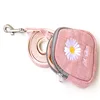 Pet Dog Harness Vest Leash with Snack Bag Adjustable Puppy Cat Harness Leash Set For Small Dogs Chihuahua Daisy Vest 10A 4