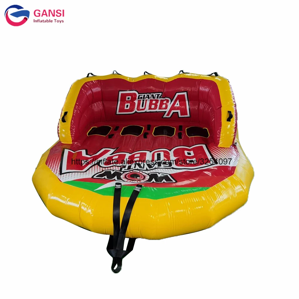 Ocean Summer Water Toys Inglatable Flying Boat UFO Good Quality Inflatable Towable Water Tube dropstitch material inflatable toboggan summer towable inflatable winter sled water sled for kids and adults