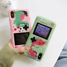 Полноцветный дисплей GameBoy чехол для телефона для iphone XS MAX 6 7 8 plus X XR чехол Ретро тетрис игра задняя крышка для iphone 11 Pro MAX