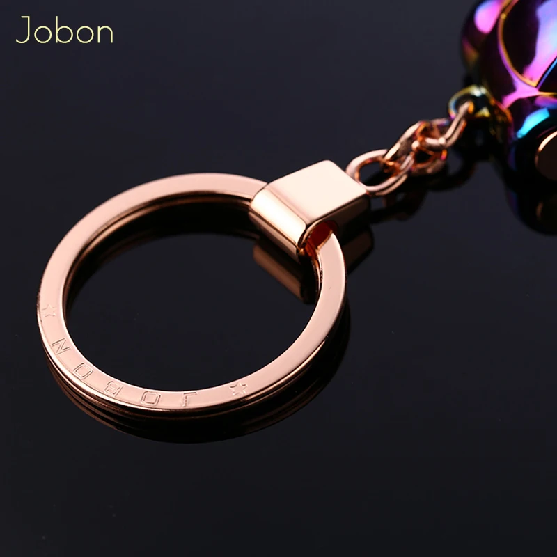 Брелок для ключей Jobon мужчин и женщин металлический светодиодный светильник
